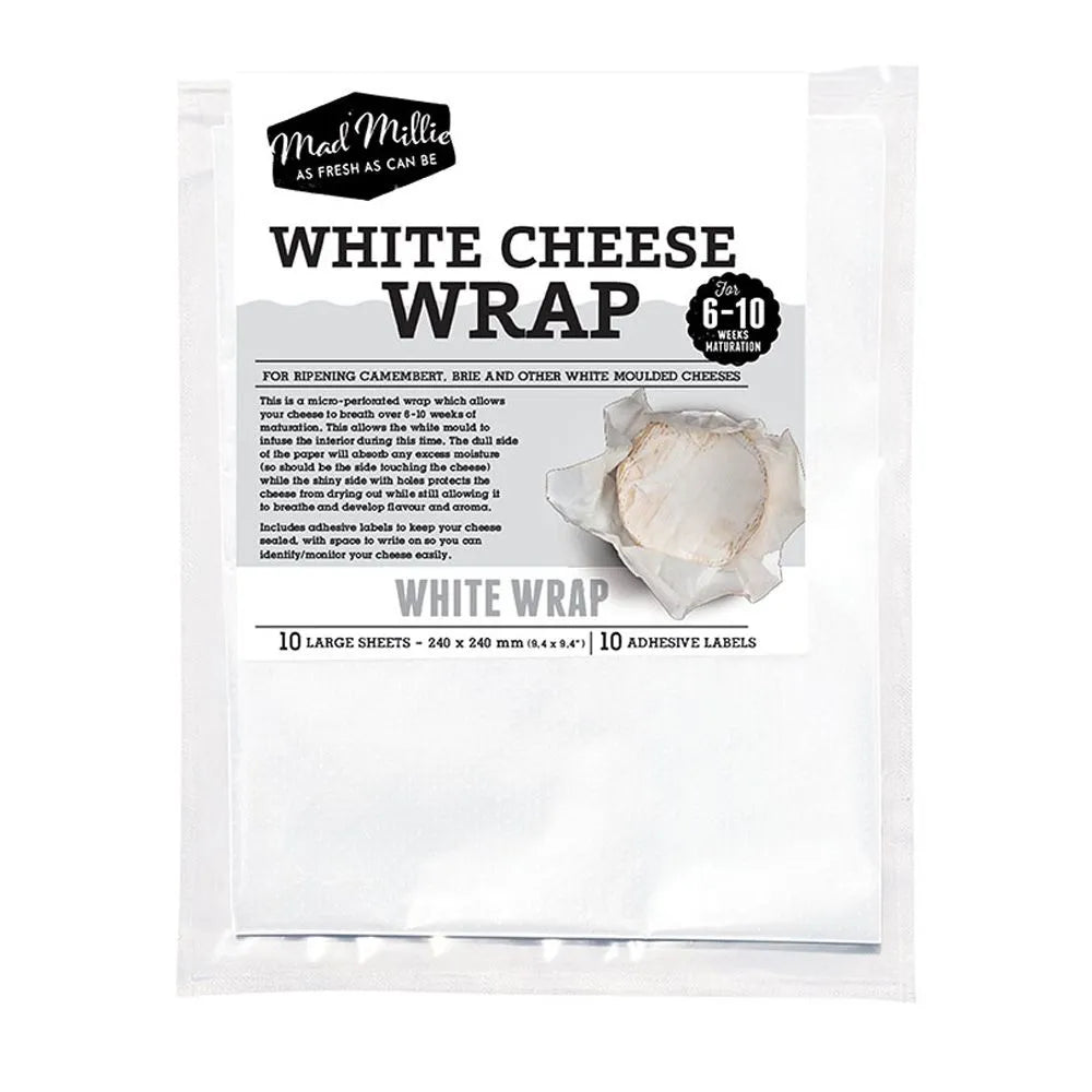 White Cheese Wrap (240x240) 10 Sheets -last packet