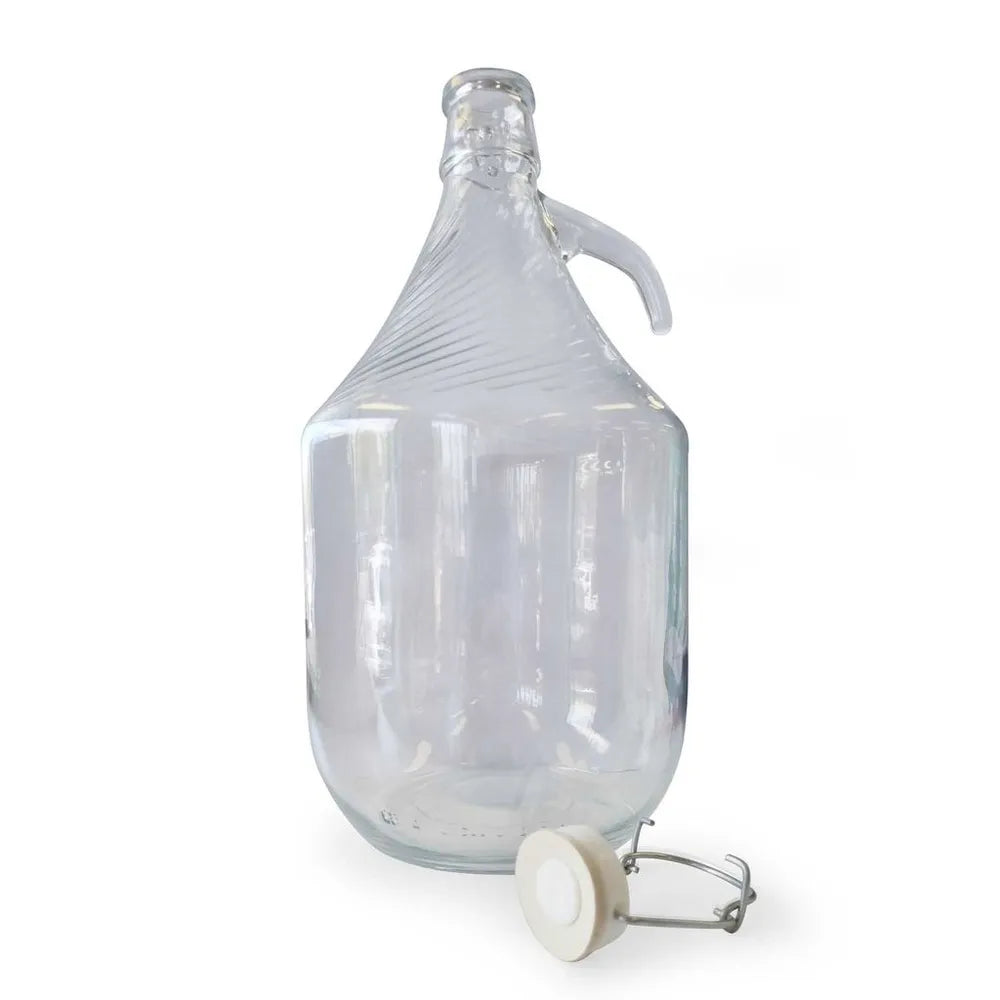 5 Litre Glass Jar with Swing Top (Demijohn) ***Please read shipping conditions