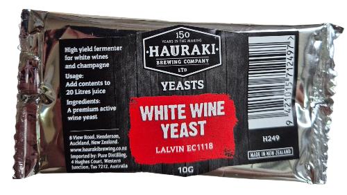 HBC White Wine Yeast 10g (EC1118) o/s supplier