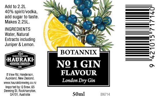 Botannix No 1 Gin Flavour (BN714)