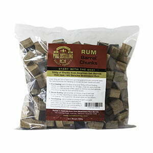 PD Rum Oak Barrel Chunks 500g