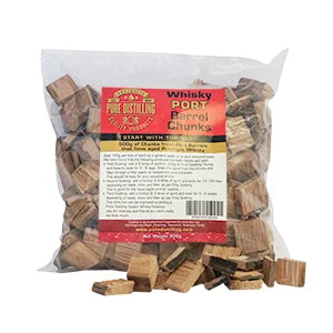 PD Whisky Port Barrel Chunks 500g