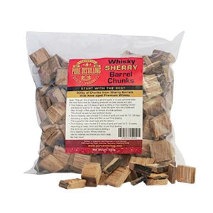 PD Whisky Sherry Oak Barrel Chunks 500g