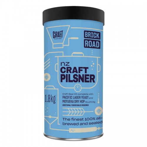 NZ Craft Pilsner with Motueka Hops 1.8Kg -Sale Extended