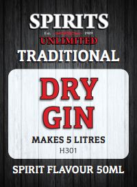 Spirits Unlimited (Dry) Gin (H301)