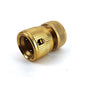 Brass Female Garden Hose Connector x 12mm - 1/2'' Grip Hose Connector