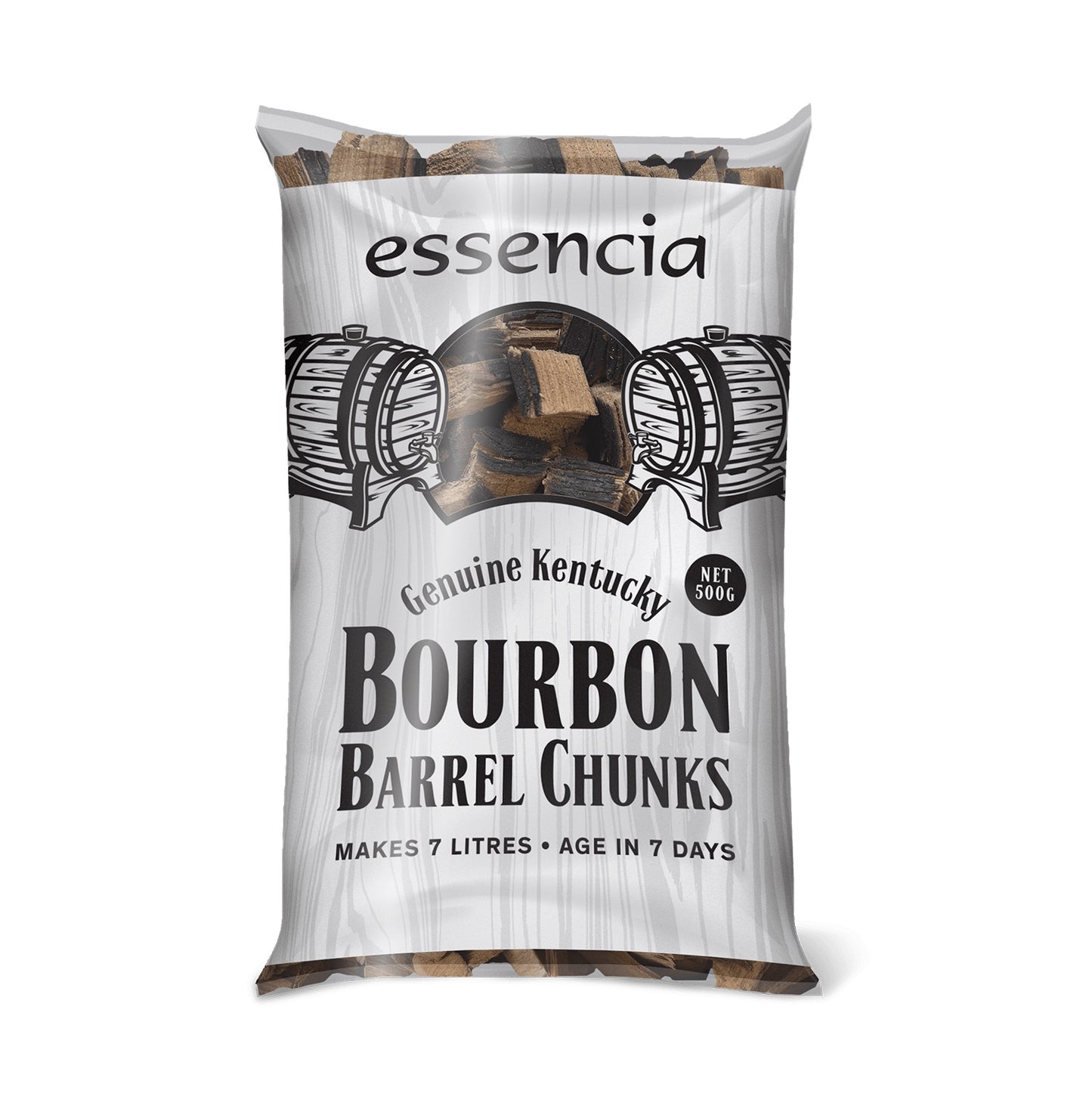 Essencia Bourbon Barrel Chunks (500gm) -Spring Sale