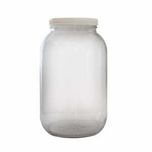 4 Litre Glass Jar with Cap (PD) ***Please read shipping conditions