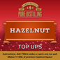 Hazelnut Liqueur Top Ups