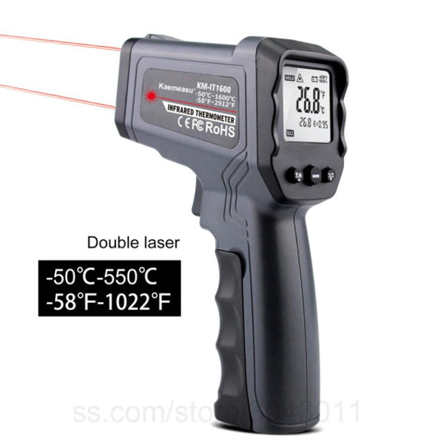 Infrared Thermometer Gun -50C to +580C