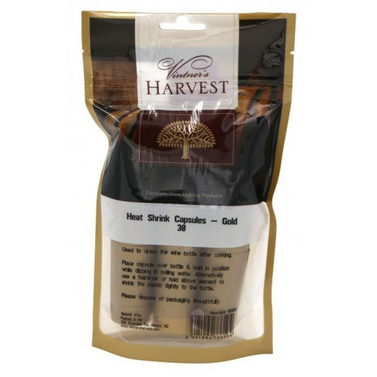 Vintner's Harvest Heat Shrink Capsules - Gold x30