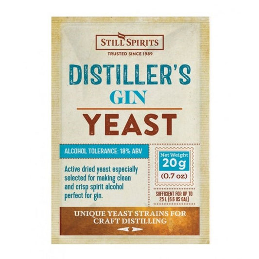 Gin Distillers Yeast (20g) o/s supplier