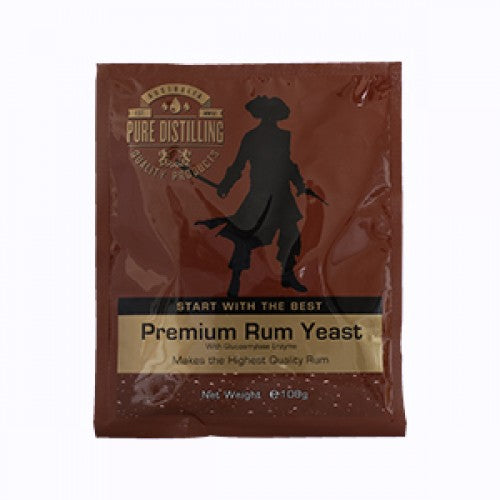 Premium Rum Yeast with Glucoamylase Enzyme (108g) o/s supplier, use Alcotec Rum Yeast instead