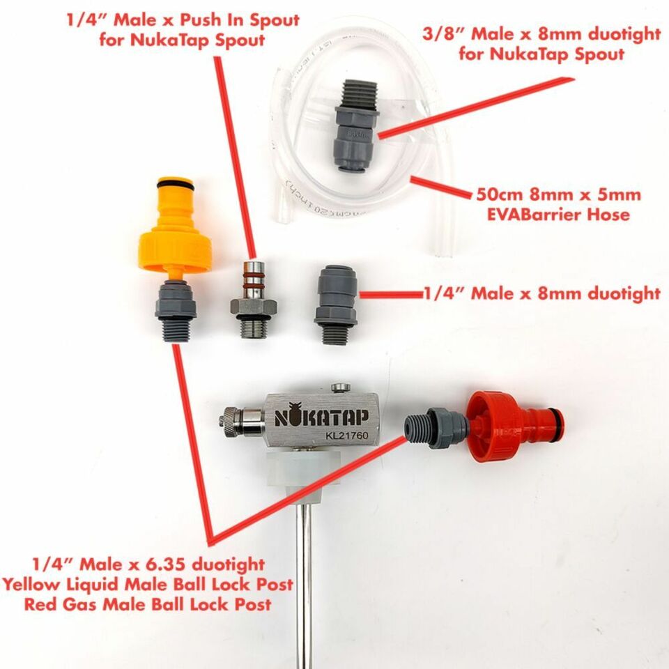 Nukatap Counter Pressure Bottle Filler (KL21760)